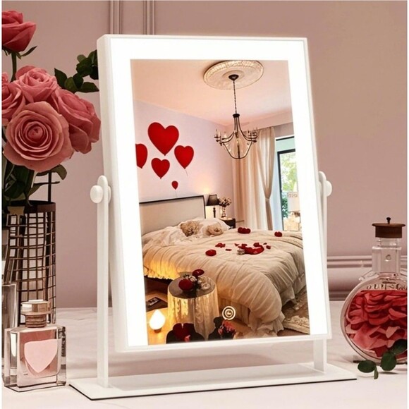 9"x11" Small Vanity Mirror with Lights Lighted Makeup Mirror B8 - Picture 1 of 13